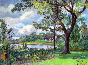 familiengruppe landschaft Ölbilder verkaufen - Landschaft im Sommer 1946 Landschaft